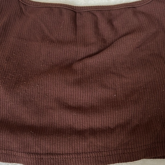SHEIN solid ribbed knit crop halter top - Picture 3 of 4